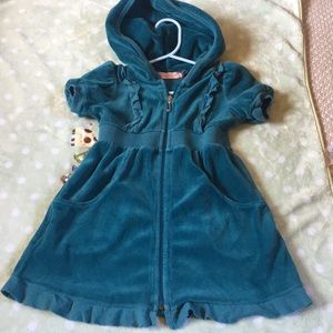 Swim suit cover up velvet track suit material